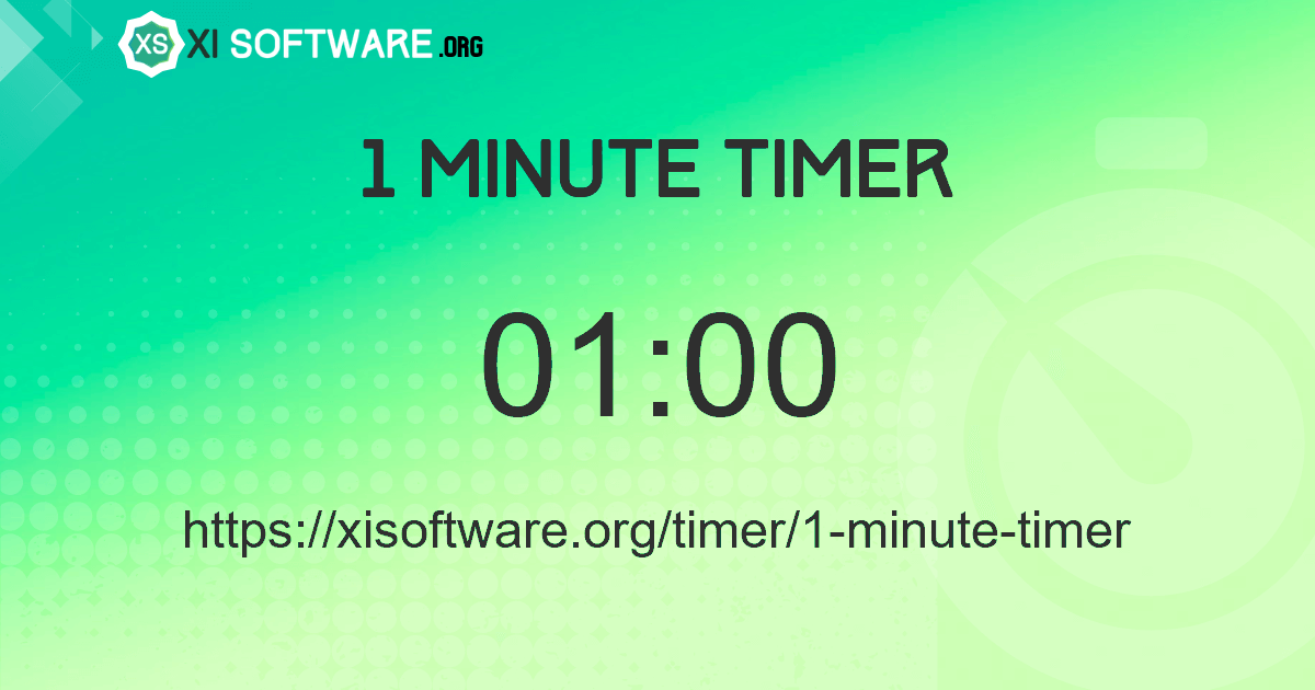 1 Minute Timer