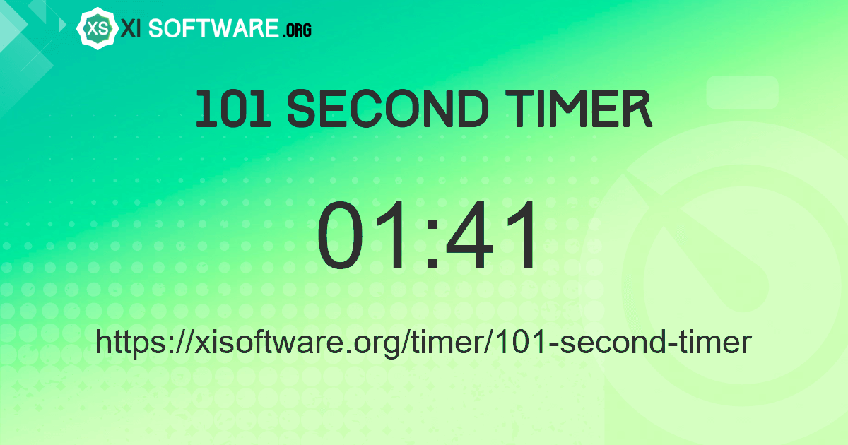 101 Second Timer