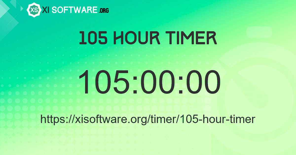 105 Hour Timer