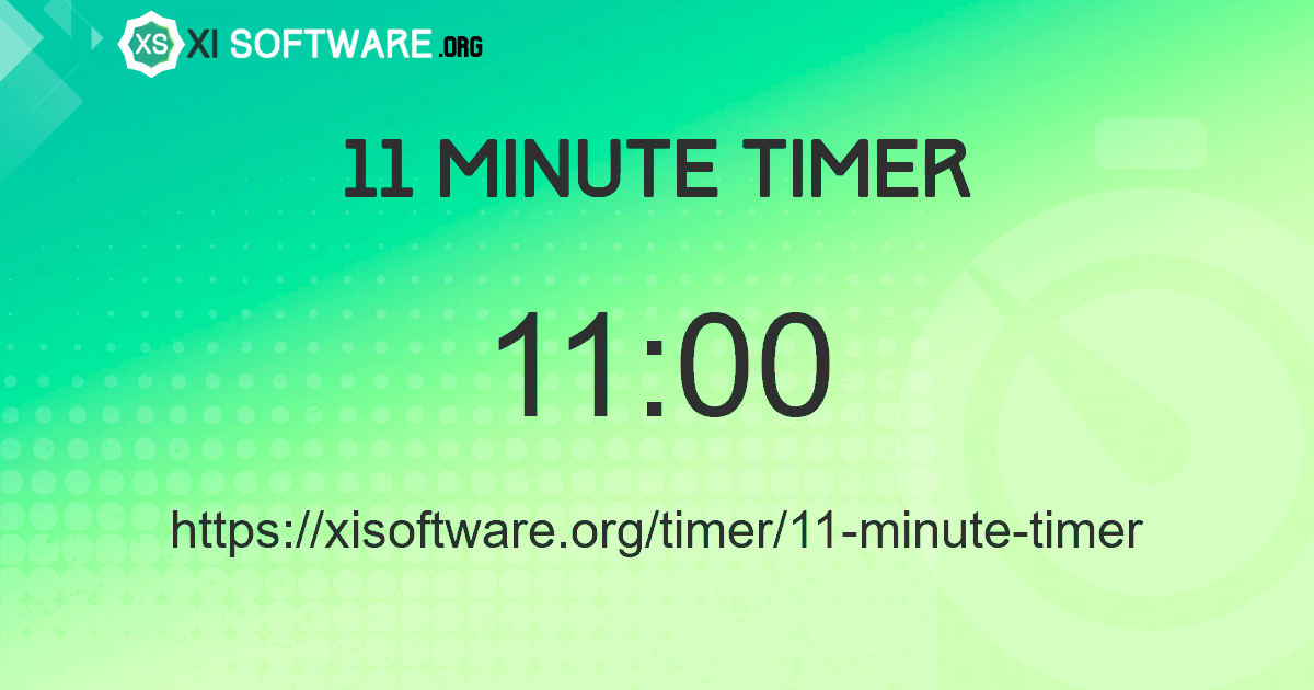 11 Minute Timer