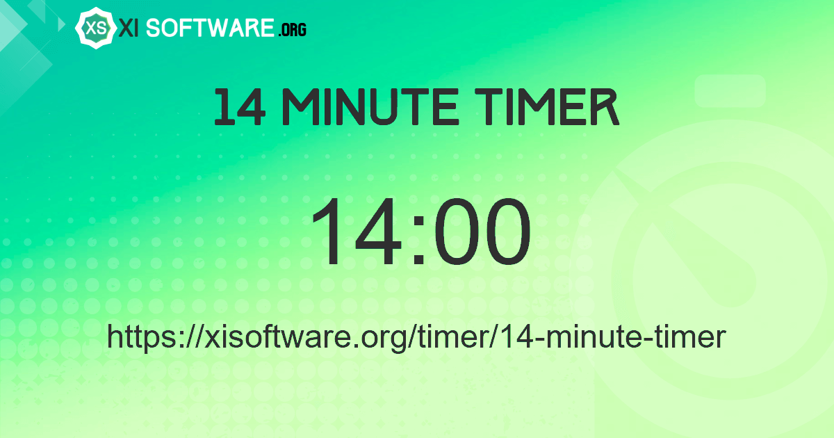 14 Minute Timer