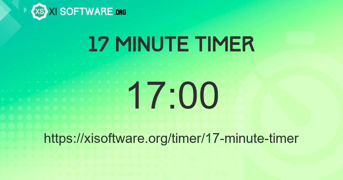 17 Minute Timer