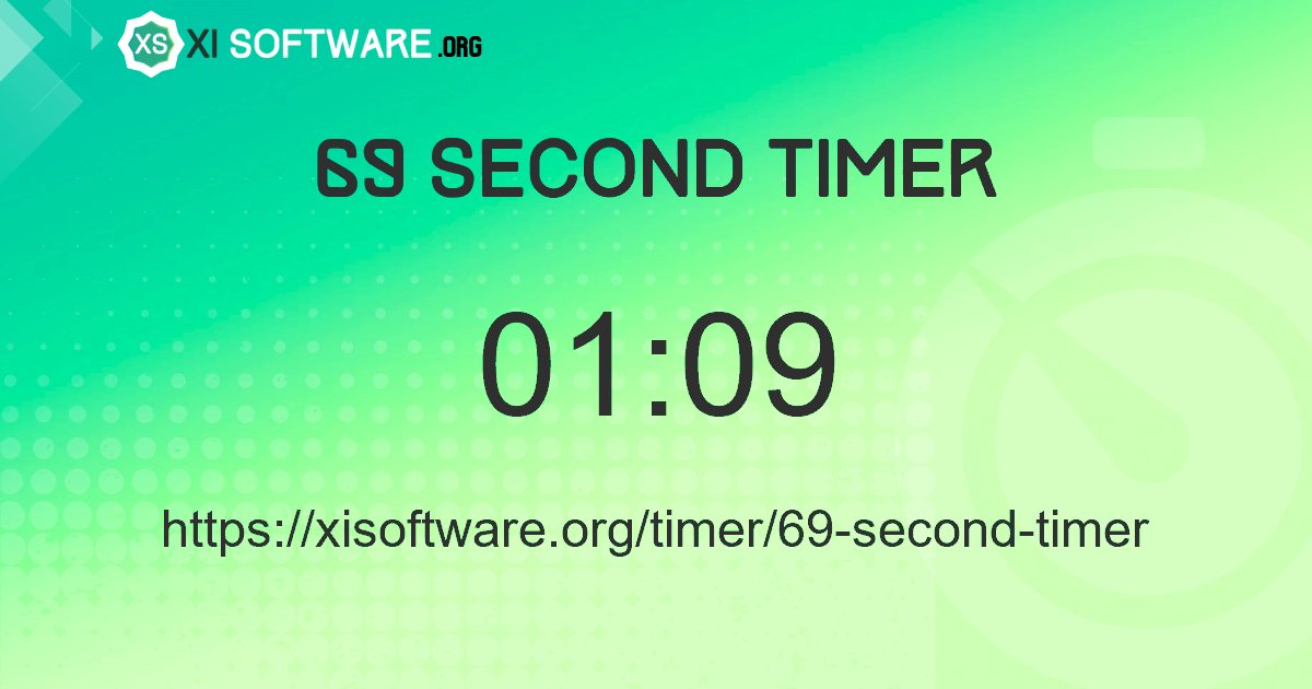 69 Second Timer