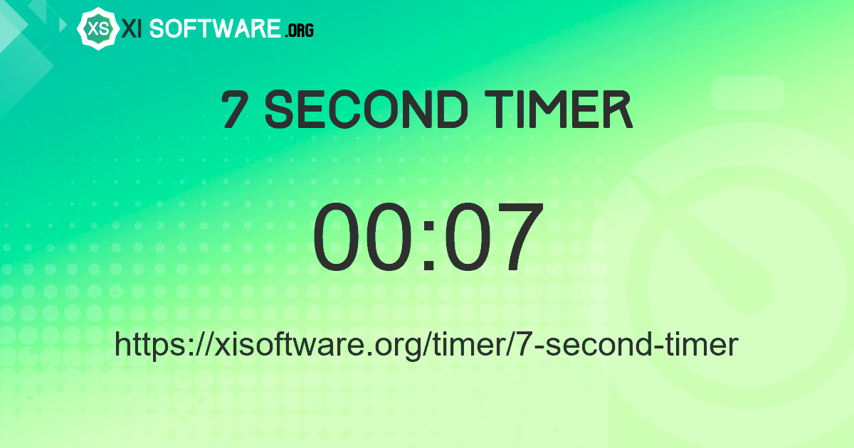 7 Second Timer