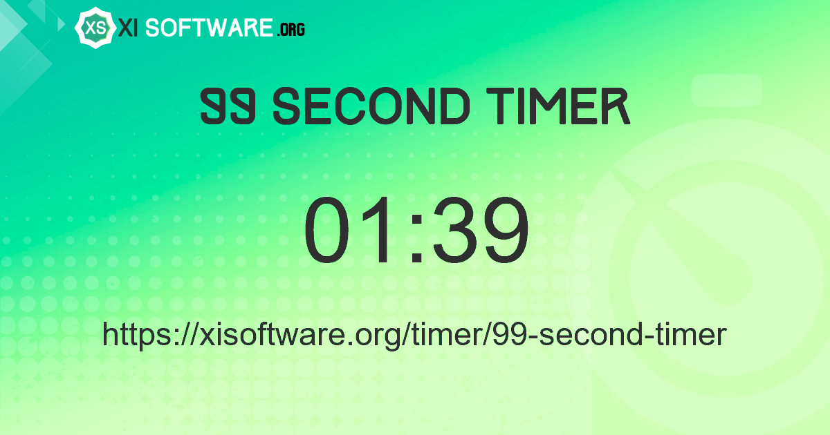 99 Second Timer